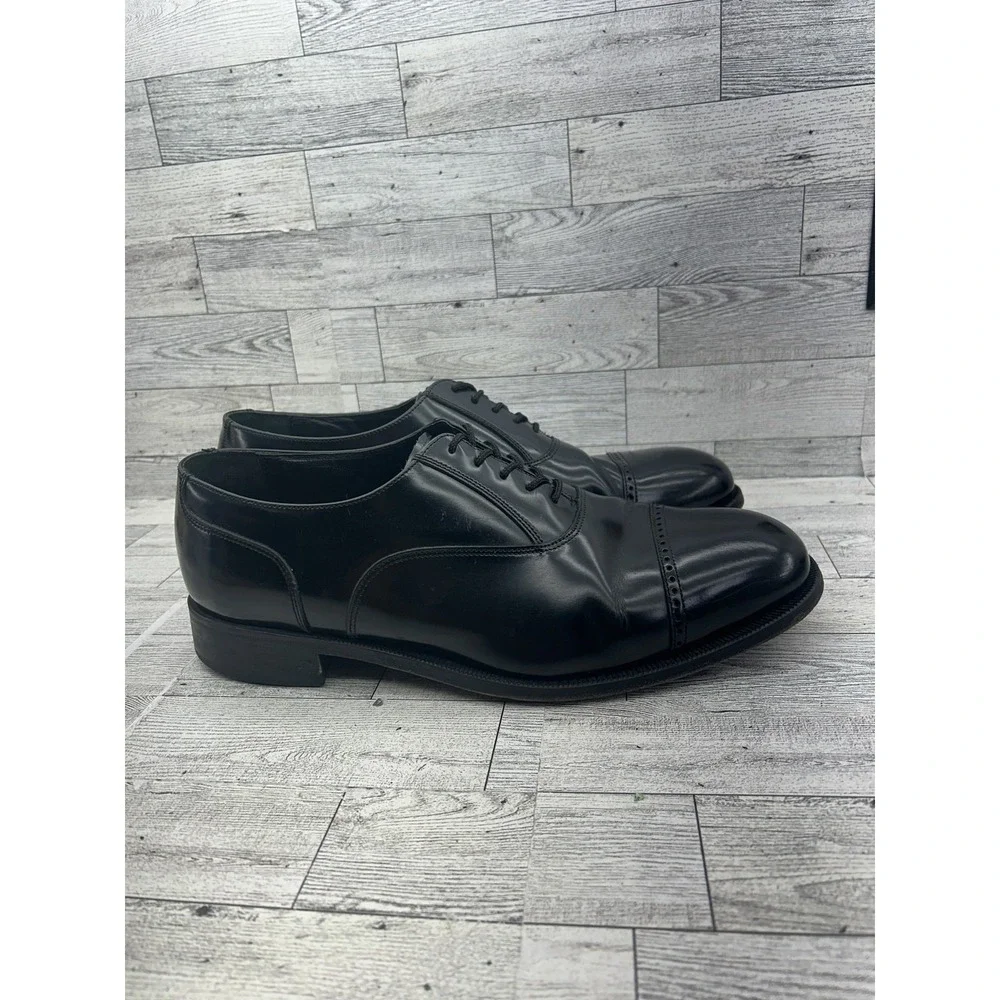 Florsheim Shoes Mens Size 11.5 D Oxford Dress‎ Cap Toe Formal Leather 17067-01